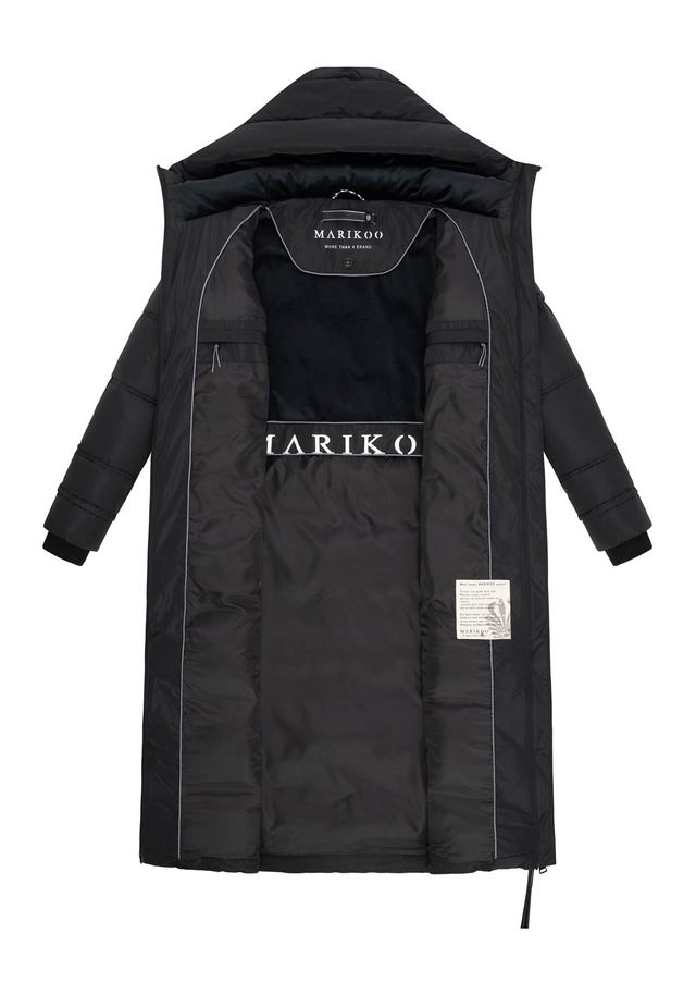 Marikoo Winterjacke »Honiaa« mit Seitenschlitzen für mehr Bewegungsfreiheit