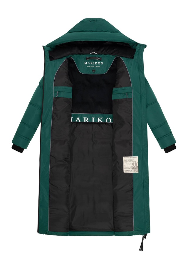 Marikoo Winterjacke »Honiaa« mit Seitenschlitzen für mehr Bewegungsfreiheit