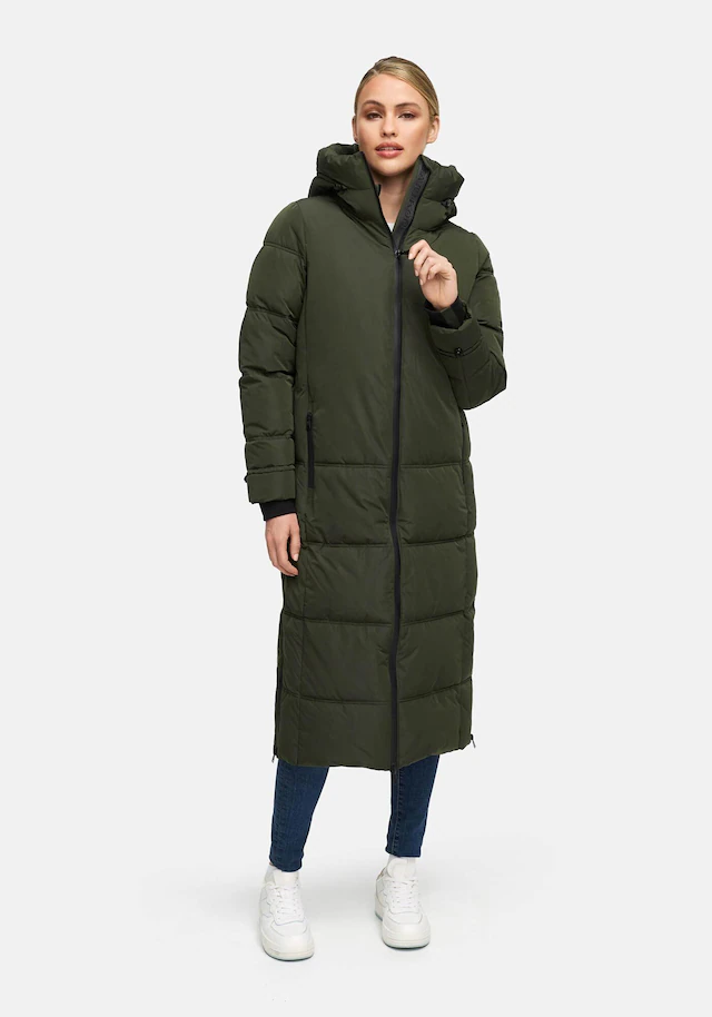 Marikoo Winterjacke »Honiaa« mit Seitenschlitzen für mehr Bewegungsfreiheit