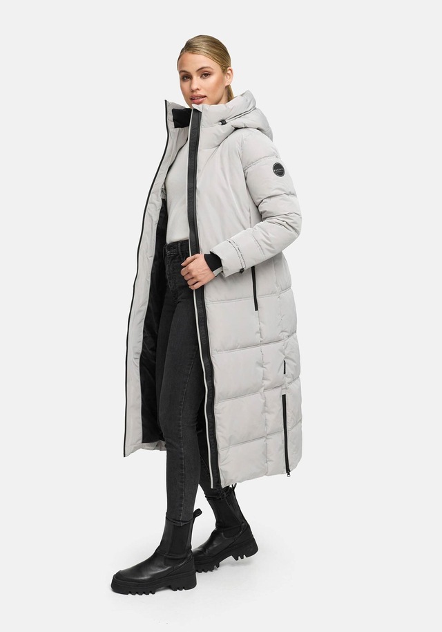 Marikoo Winterjacke »Honiaa« mit Seitenschlitzen für mehr Bewegungsfreiheit