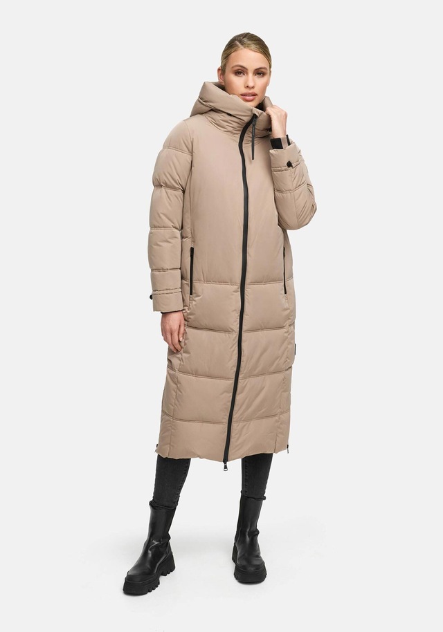 Marikoo Winterjacke »Honiaa« mit Seitenschlitzen für mehr Bewegungsfreiheit