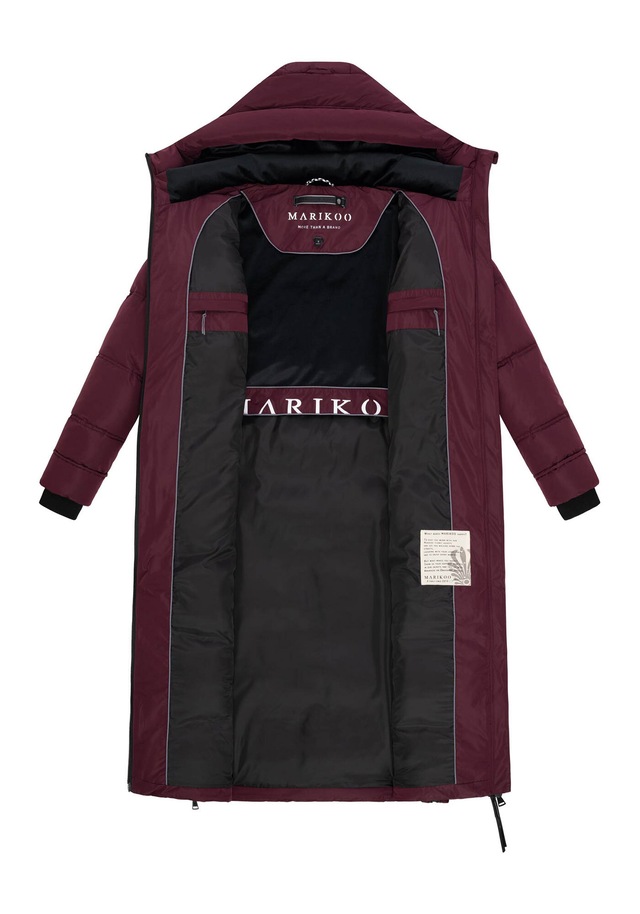 Marikoo Winterjacke »Honiaa« mit Seitenschlitzen für mehr Bewegungsfreiheit