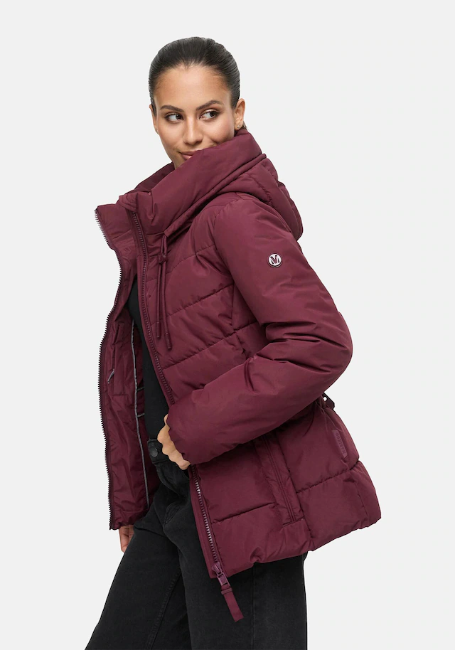 Marikoo Winterjacke »Himee« mit praktischem Taillengürtel und robuster Klickschnalle