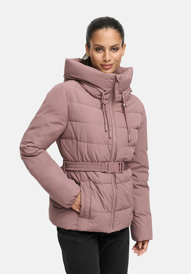 Marikoo Winterjacke »Himee« mit praktischem Taillengürtel und robuster Klickschnalle