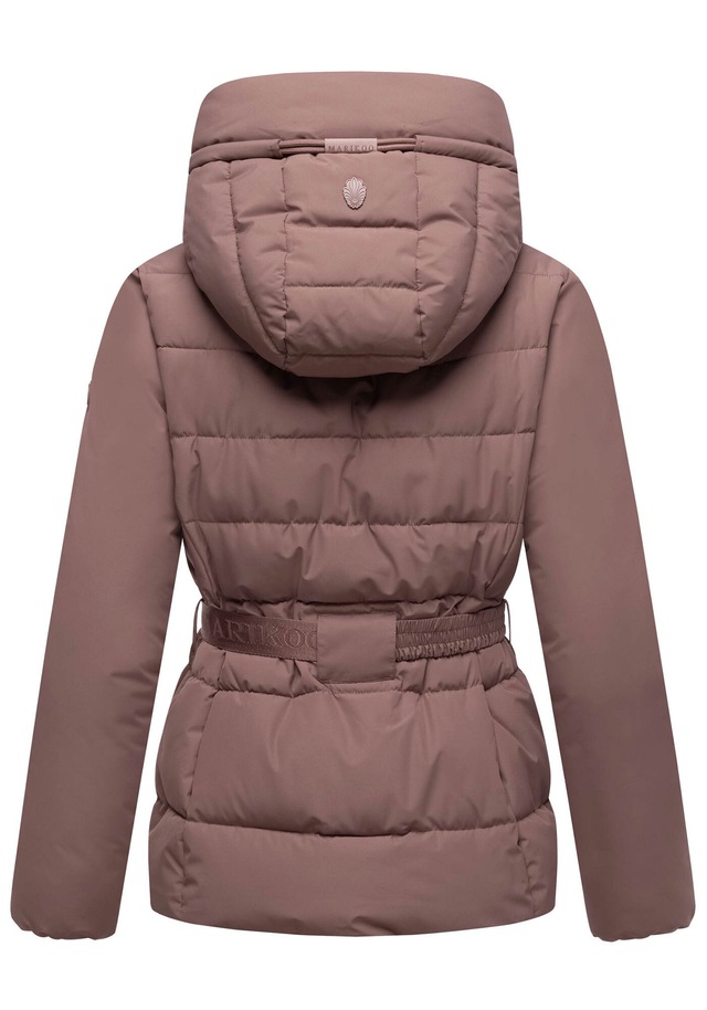 Marikoo Winterjacke »Himee« mit praktischem Taillengürtel und robuster Klickschnalle