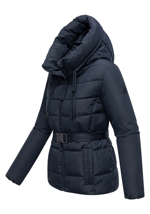 Marikoo Winterjacke »Himee« mit praktischem Taillengürtel und robuster Klickschnalle