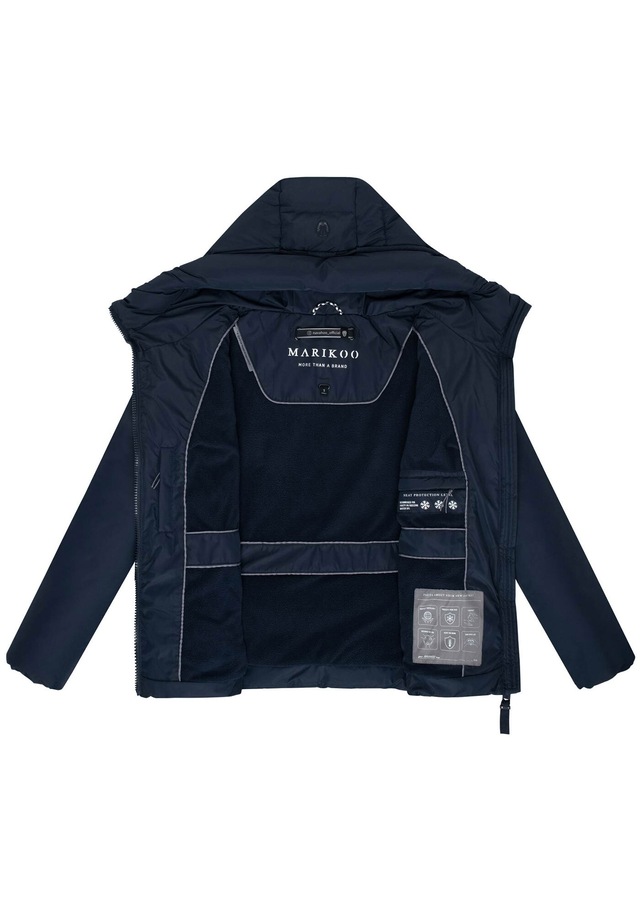 Marikoo Winterjacke »Himee« mit praktischem Taillengürtel und robuster Klickschnalle