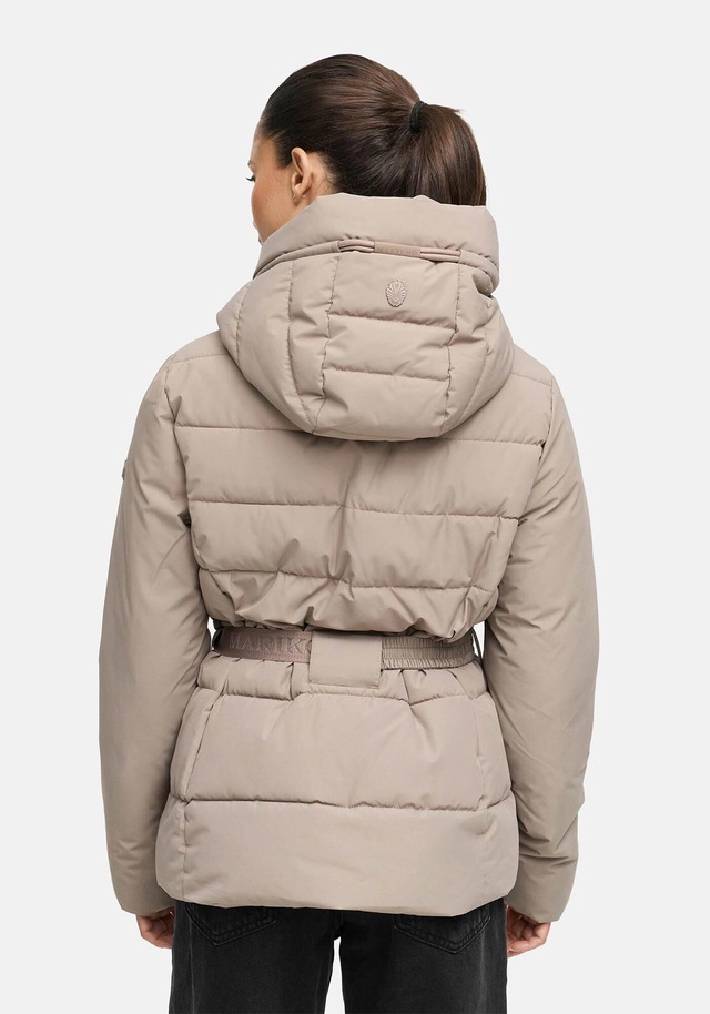 Marikoo Winterjacke »Himee« mit praktischem Taillengürtel und robuster Klickschnalle