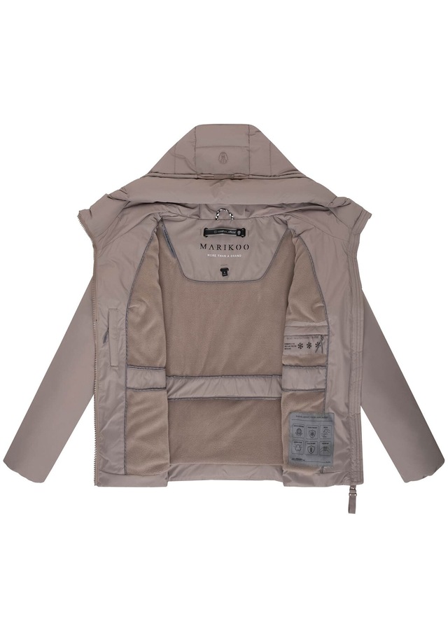 Marikoo Winterjacke »Himee« mit praktischem Taillengürtel und robuster Klickschnalle
