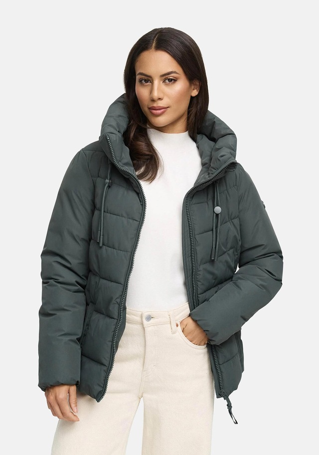 Marikoo Winterjacke »Himee« mit praktischem Taillengürtel und robuster Klickschnalle