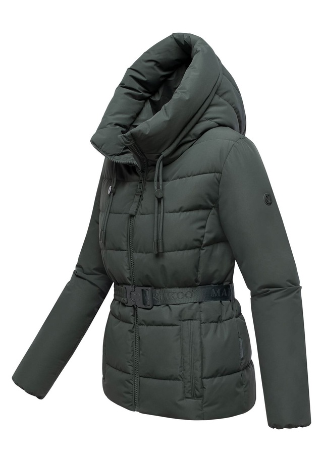 Marikoo Winterjacke »Himee« mit praktischem Taillengürtel und robuster Klickschnalle