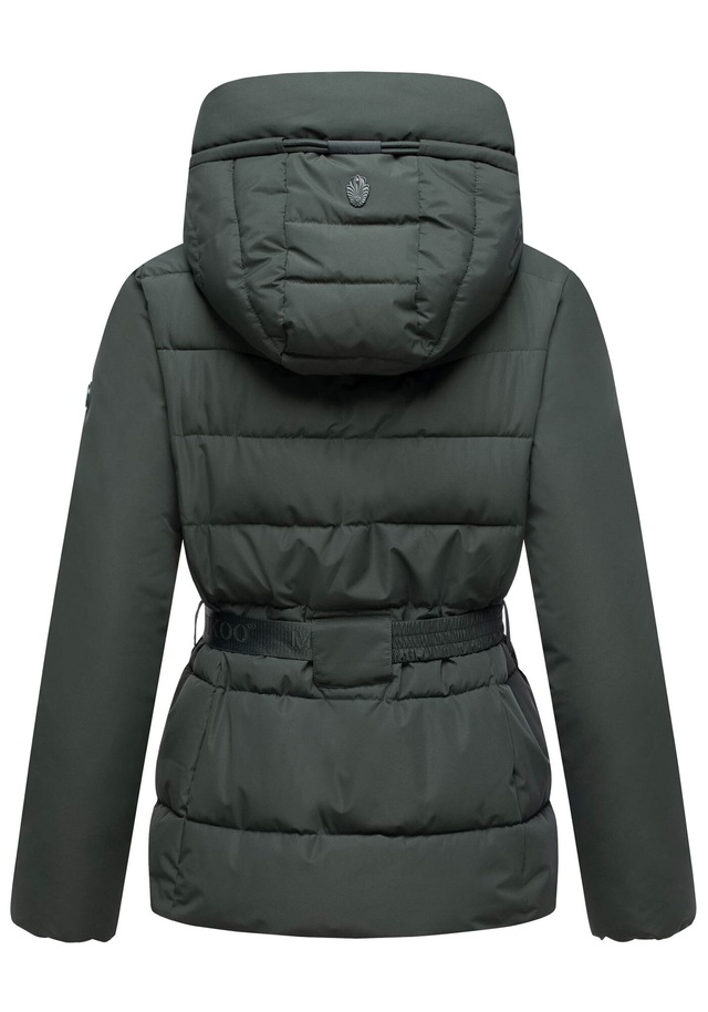 Marikoo Winterjacke »Himee« mit praktischem Taillengürtel und robuster Klickschnalle