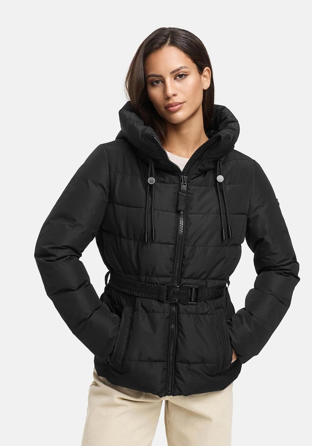 Marikoo Winterjacke »Himee« mit praktischem Taillengürtel und robuster Klickschnalle