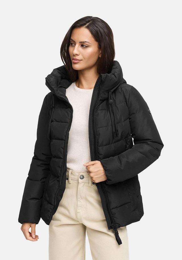Marikoo Winterjacke »Himee« mit praktischem Taillengürtel und robuster Klickschnalle
