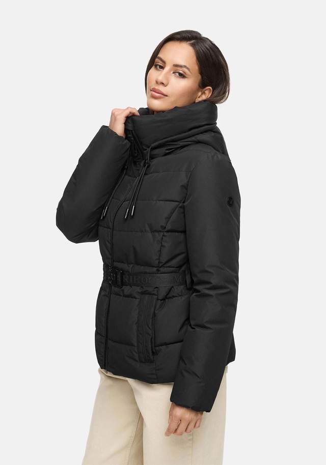 Marikoo Winterjacke »Himee« mit praktischem Taillengürtel und robuster Klickschnalle