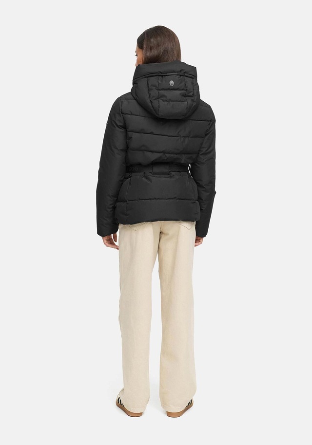 Marikoo Winterjacke »Himee« mit praktischem Taillengürtel und robuster Klickschnalle