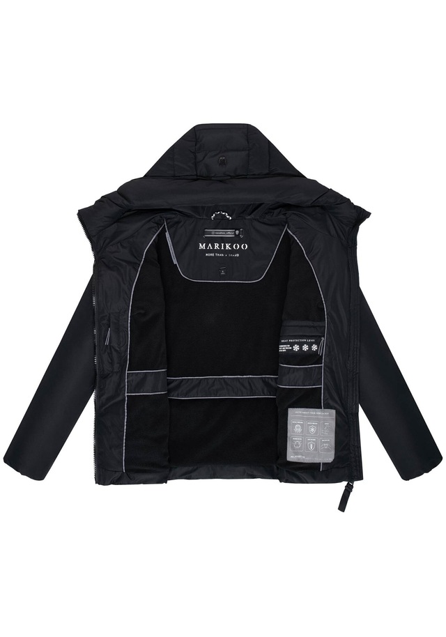 Marikoo Winterjacke »Himee« mit praktischem Taillengürtel und robuster Klickschnalle