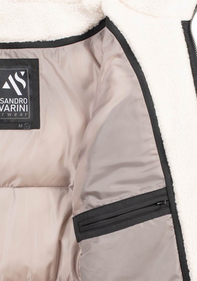 Alessandro Salvarini Winterjacke »ASFredii« mit abnehmbaren Teddy-Fleece-Innenlayer