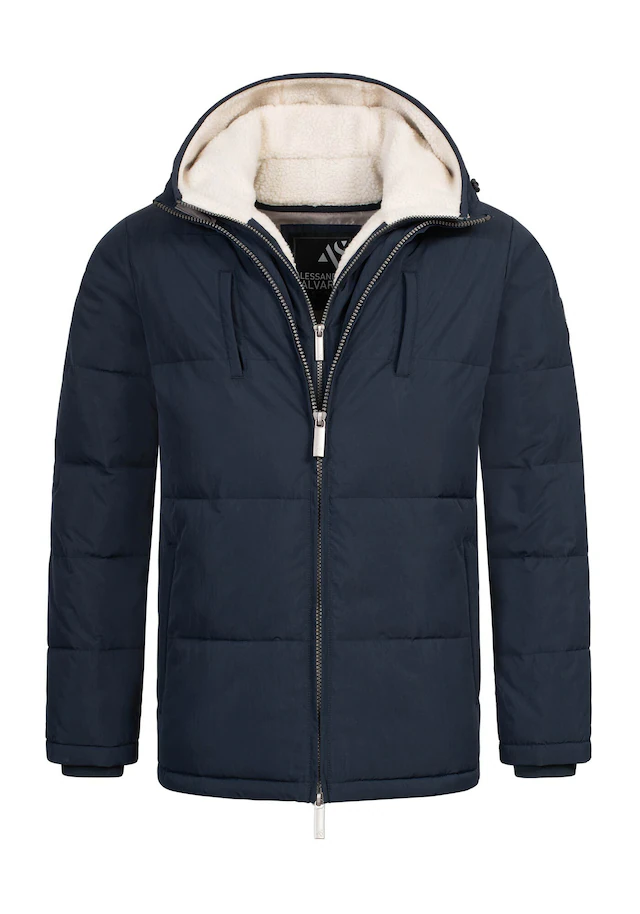 Alessandro Salvarini Winterjacke »ASFredii« mit abnehmbaren Teddy-Fleece-Innenlayer