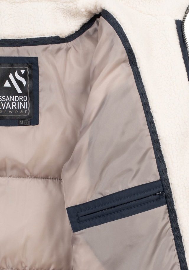 Alessandro Salvarini Winterjacke »ASFredii« mit abnehmbaren Teddy-Fleece-Innenlayer
