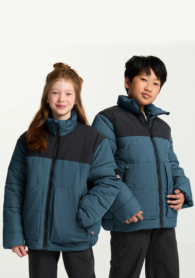 Jack Wolfskin Softshelljacke »TEEN NEW INS JKT K« für Kinder, atmungsaktiv, windabweisend, wasserabweisend