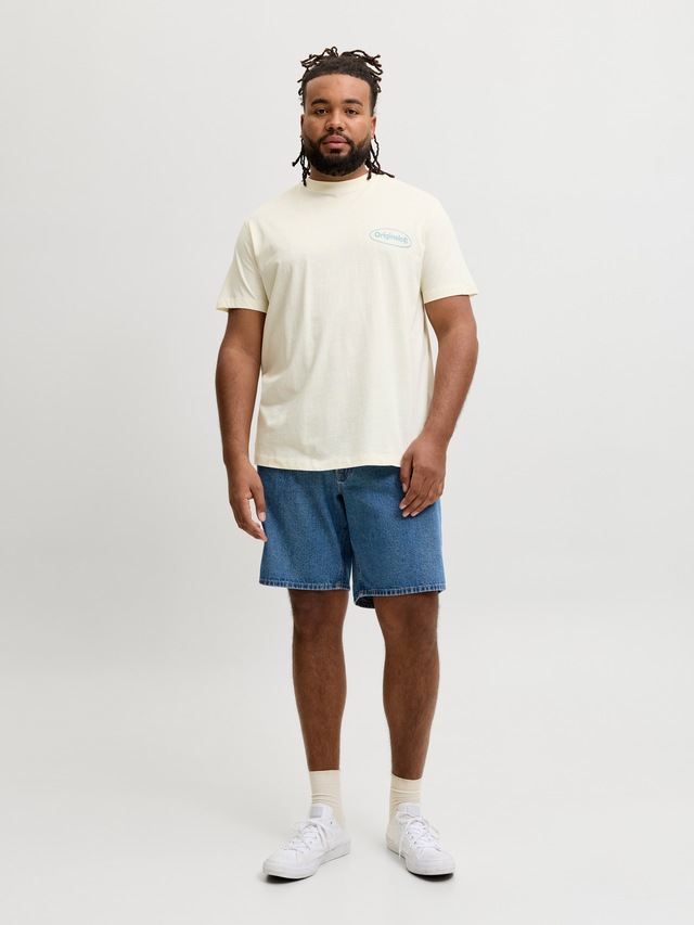 Jack & Jones PlusSize T-Shirt »JORRIVIERA VINTAGE POSTER BACK TEE PLS« mit Print