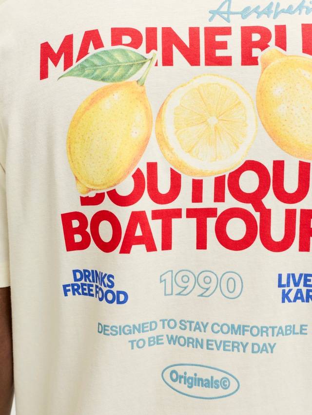 Jack & Jones PlusSize T-Shirt »JORRIVIERA VINTAGE POSTER BACK TEE PLS« mit Print