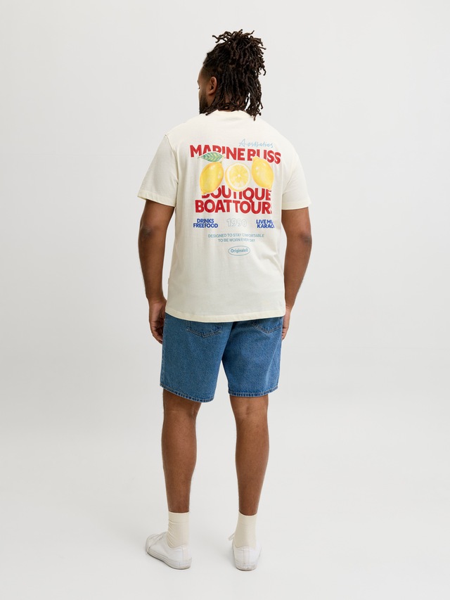 Jack & Jones PlusSize T-Shirt »JORRIVIERA VINTAGE POSTER BACK TEE PLS« mit Print