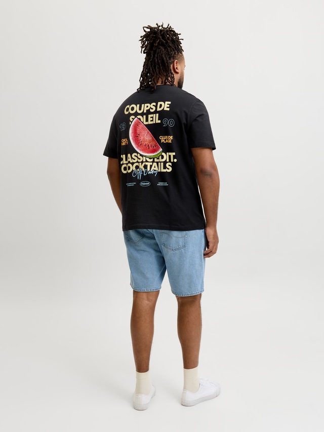 Jack & Jones PlusSize T-Shirt »JORRIVIERA VINTAGE POSTER BACK TEE PLS« mit Print