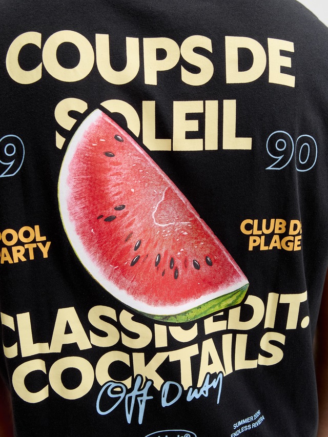 Jack & Jones PlusSize T-Shirt »JORRIVIERA VINTAGE POSTER BACK TEE PLS« mit Print