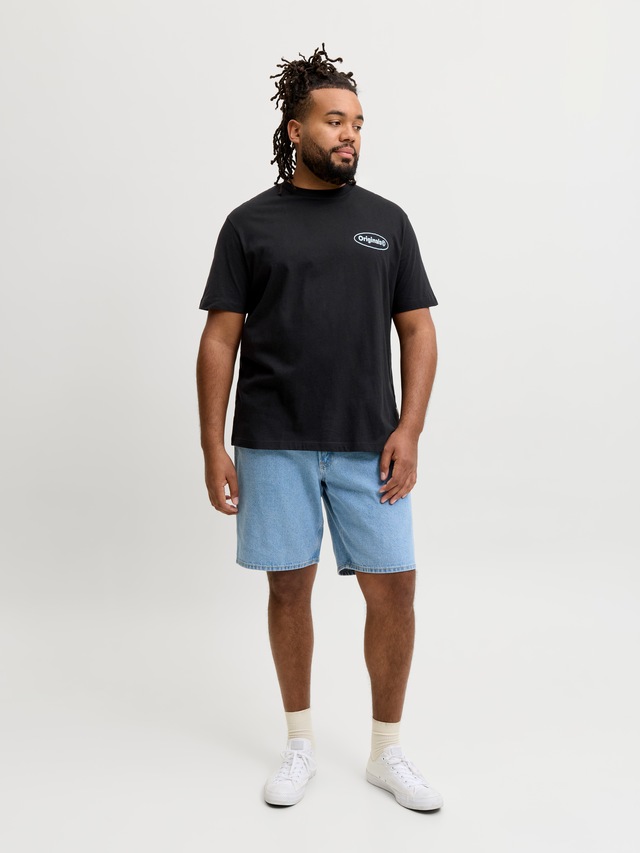 Jack & Jones PlusSize T-Shirt »JORRIVIERA VINTAGE POSTER BACK TEE PLS« mit Print