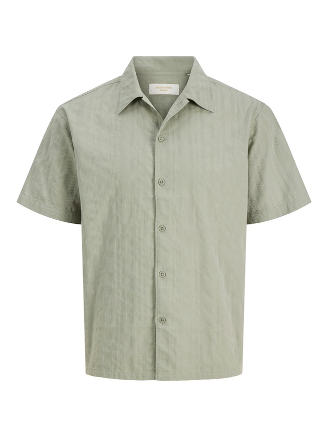 Jack & Jones PlusSize Kurzarmhemd »JORRIVIERA TEXTURE SHIRT SS PLS« mit Knopfleiste