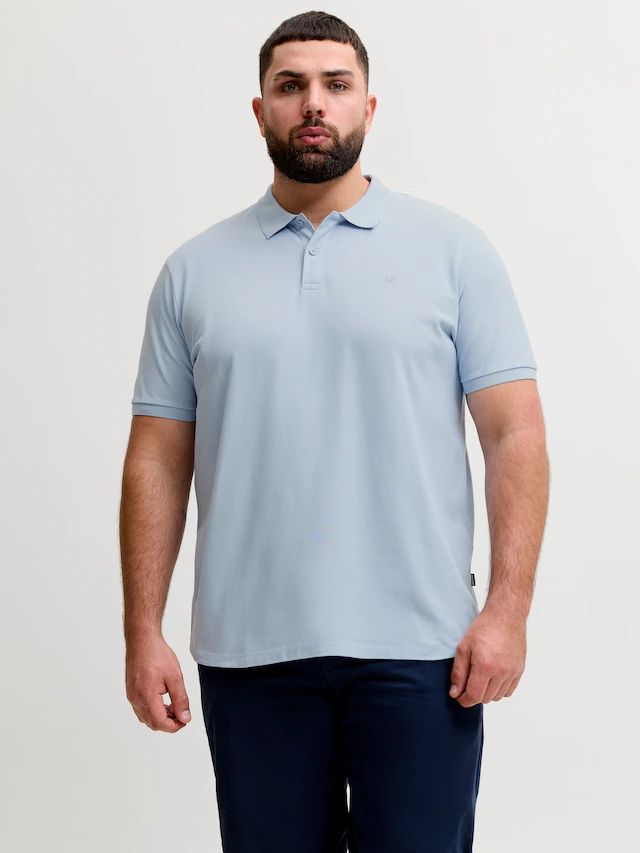 Jack & Jones PlusSize Poloshirt »JPRBLAWESTON SS POLO PLS« mit Stickerei