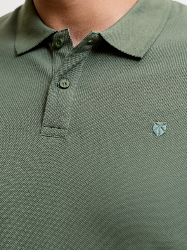 Jack & Jones PlusSize Poloshirt »JPRBLAWESTON SS POLO PLS« mit Stickerei