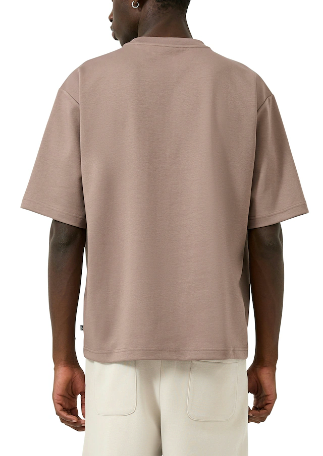 QS Kurzarmshirt mit kleiner Logo-Stickerei