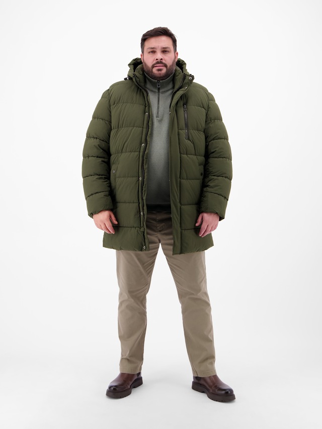 LERROS Winterjacke »Herren Steppjacke in Großen Größen« mit Kapuze