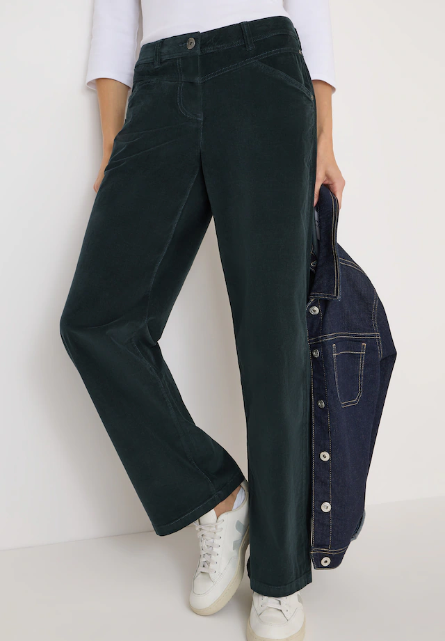 Cecil Cordhose High Waist