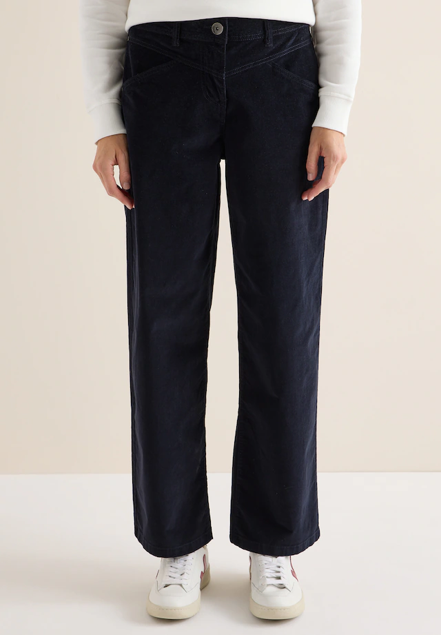 Cecil Cordhose High Waist