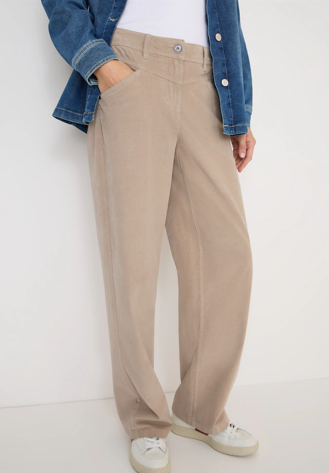 Cecil Cordhose High Waist