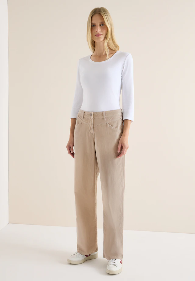 Cecil Cordhose High Waist