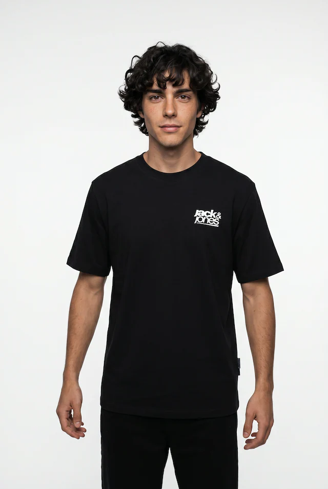 Jack & Jones T-Shirt »JCOCLUB BACK PHOTO TEE SS CREW NECK« mit Print
