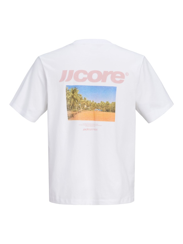 Jack & Jones T-Shirt »JCOCLUB BACK PHOTO TEE SS CREW NECK« mit Print