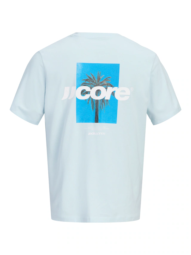 Jack & Jones T-Shirt »JCOCLUB BACK PHOTO TEE SS CREW NECK« mit Print