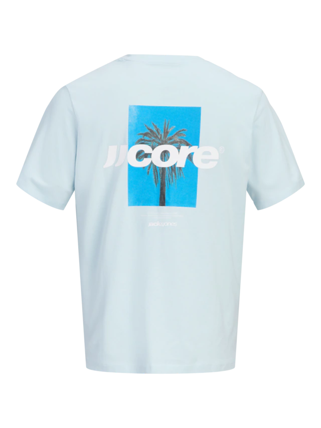 Jack & Jones T-Shirt »JCOCLUB BACK PHOTO TEE SS CREW NECK« mit Print