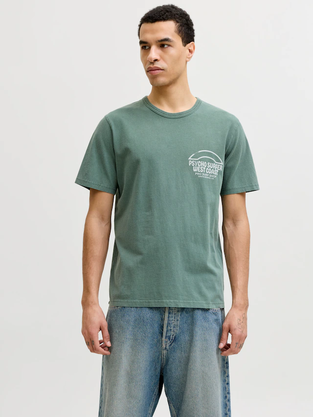 Jack & Jones T-Shirt »JPRBLUMAXWELL SS TEE« mit Print