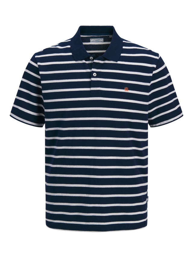 Jack & Jones Poloshirt »JPRBLUADAM SS STRIPED POLO« mit Streifen Muster