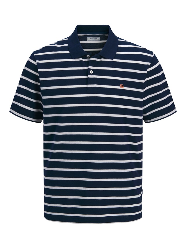 Jack & Jones Poloshirt »JPRBLUADAM SS STRIPED POLO« mit Streifen Muster