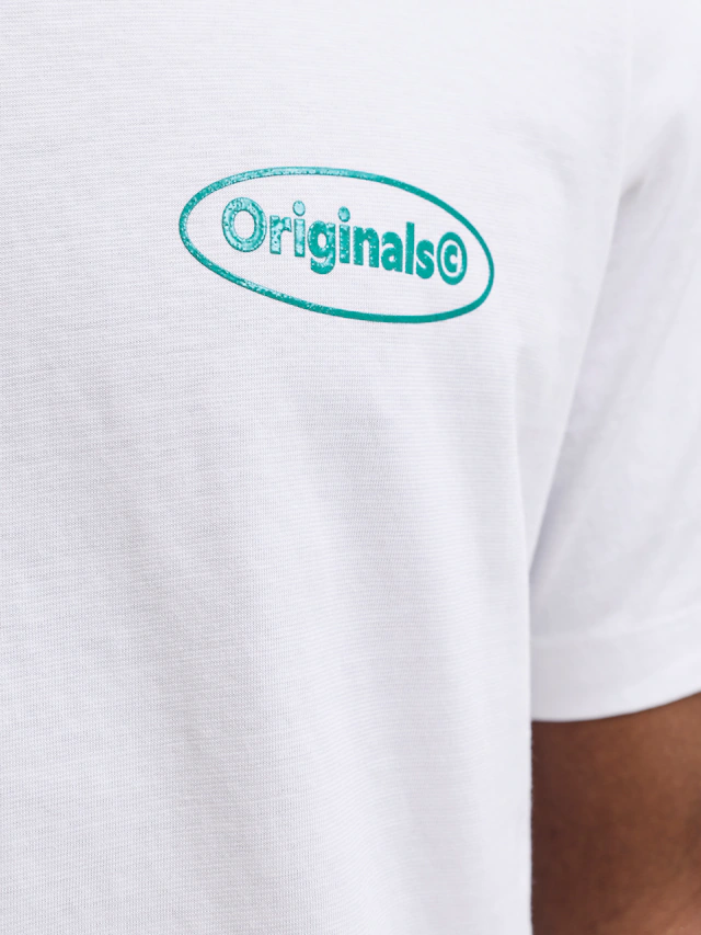 Jack & Jones T-Shirt »JORRIVIERA VINTAGE POSTER BACK TEE SS CN« mit Print