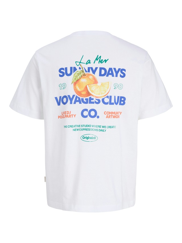 Jack & Jones T-Shirt »JORRIVIERA VINTAGE POSTER BACK TEE SS CN« mit Print