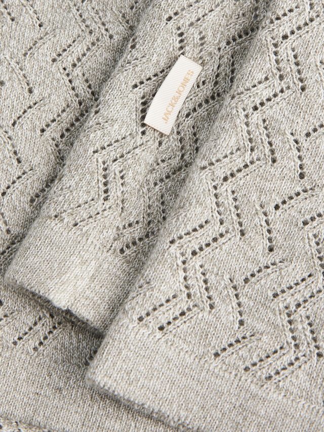 Jack & Jones Polokragenpullover »JORTYLER KNIT SS SPLIT NECK POLO SN« Baumwollmischung, regular fit